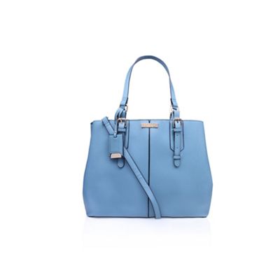 Blue Ortha large slouch tote handbag with shoulder straps